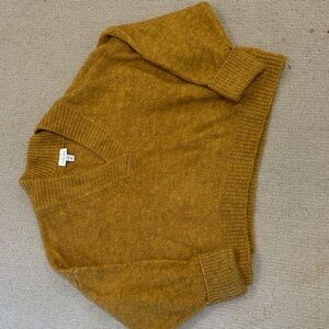 Top shop cozy  Mustard Sweater sz 8-10